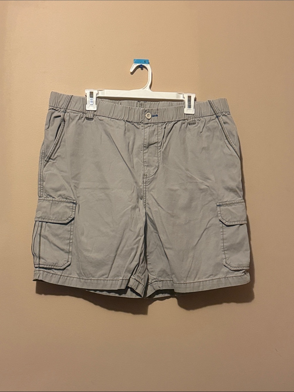 Tommy Bahama Light Gray Cargo Shorts